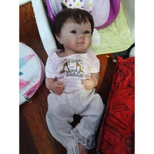 18 inch Realistic Cute Reborn Baby Dolls Silicone Full Body Girl For 3+ Girls